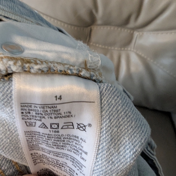 High Rise Jean Shorts - Picture 3 of 5